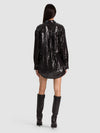 DIMITRA SEQUIN BUTTON DOWN SHIRT-ALICE + OLIVIA