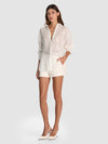 DIMITRA SEQUIN BUTTON DOWN SHIRT-ALICE + OLIVIA