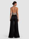 DEENA CRYSTAL CROPPED TOP W CHOKER-ALICE + OLIVIA