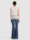 XAVIER LACE TOP-ALICE + OLIVIA
