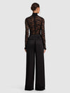 DELAINA LACE TURTLENECK TOP-ALICE + OLIVIA