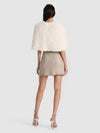 DEIRDRE FAUX FUR CAPELET-ALICE + OLIVIA
