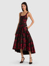 DIANA STRUCTURED MIDI DRESS-ALICE + OLIVIA