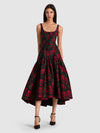 DIANA STRUCTURED MIDI DRESS-ALICE + OLIVIA