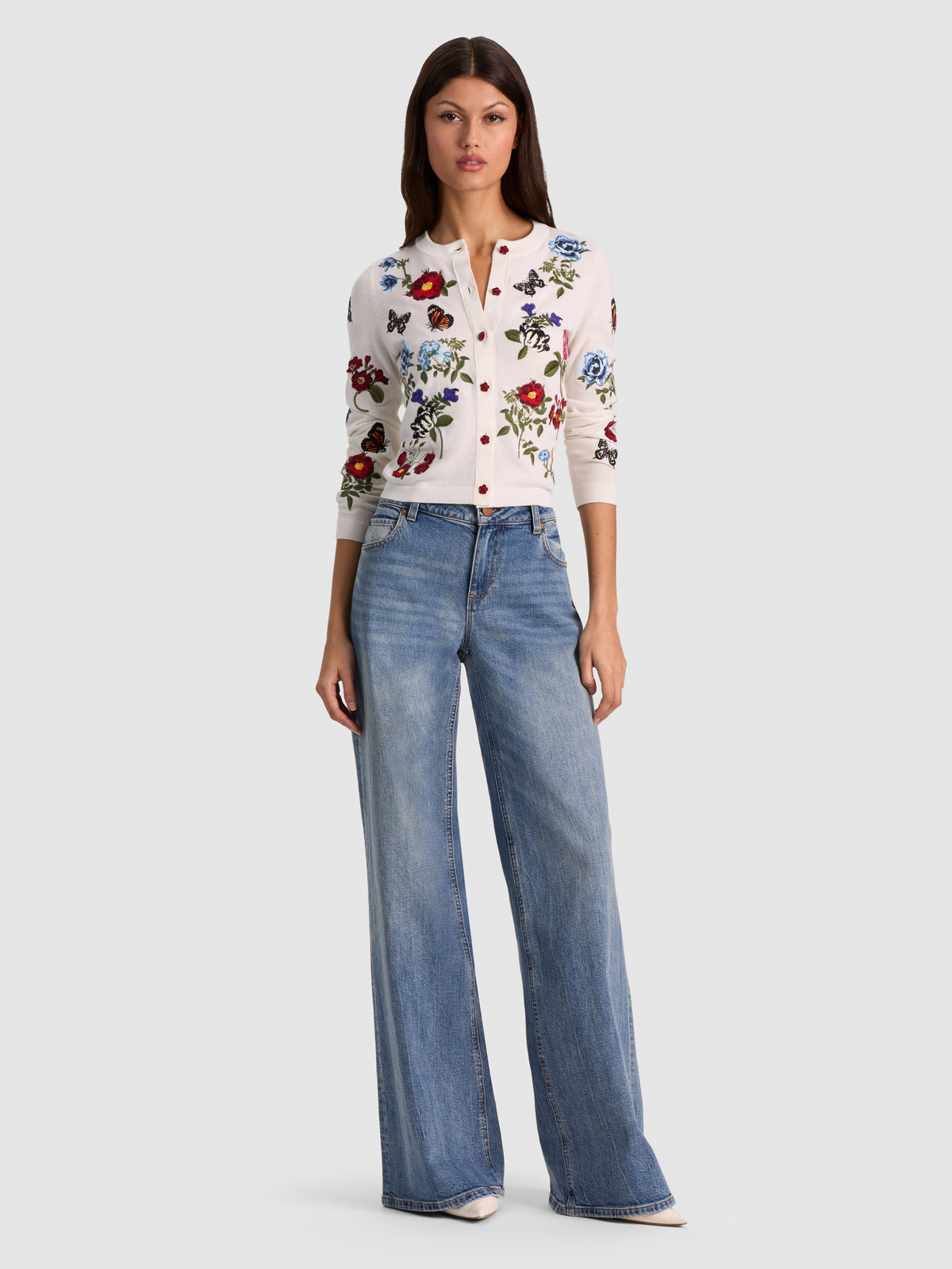 RUTHY EMBELLISHED CARDIGAN-ALICE + OLIVIA