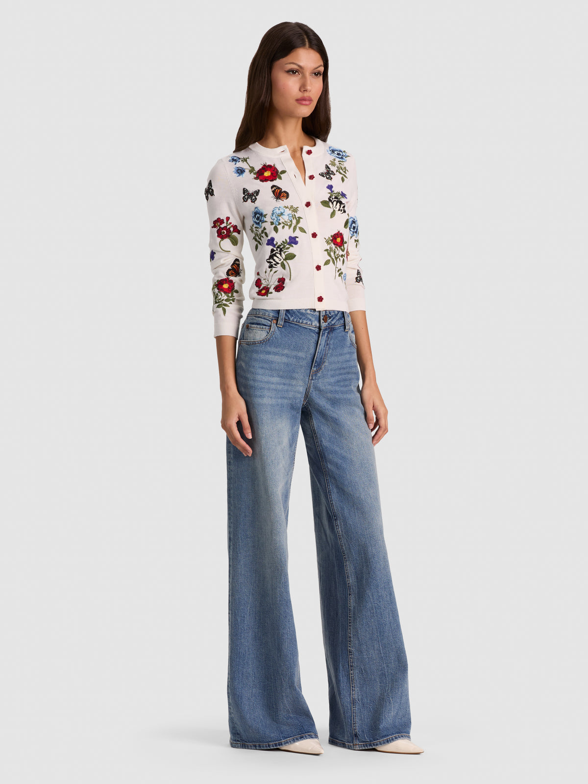 RUTHY EMBELLISHED CARDIGAN-ALICE + OLIVIA