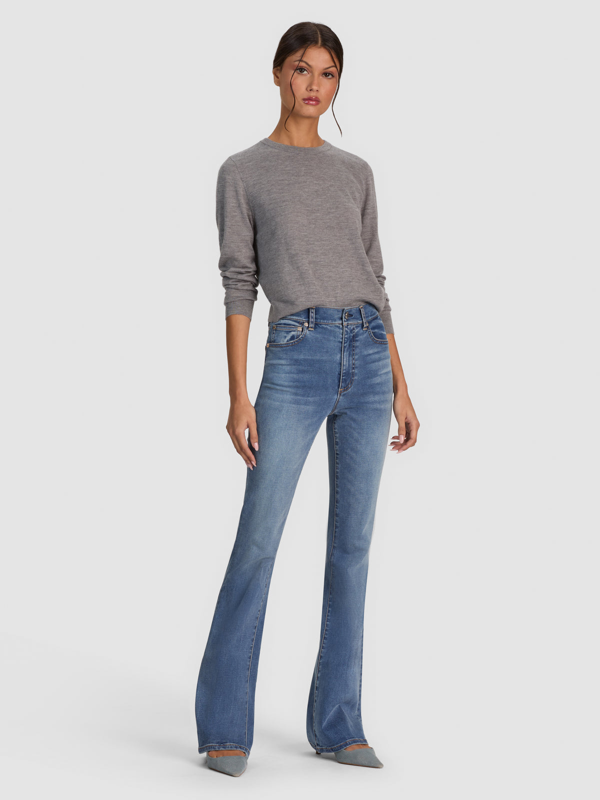 KERRY ULTRA HR SKINNY BOOTCUT JEAN-BROOKLYN BLUE-ALICE + OLIVIA