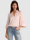 ROANNE TIE FRONT BLOUSE-ALICE + OLIVIA