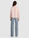 ROANNE TIE FRONT BLOUSE-ALICE + OLIVIA
