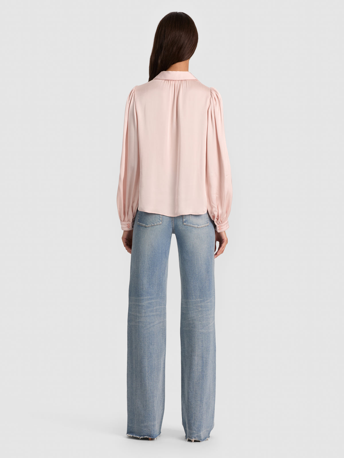 ROANNE TIE FRONT BLOUSE-ALICE + OLIVIA
