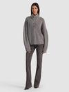 PEARSON WOOL DRAPE NECK SWEATER-ALICE + OLIVIA