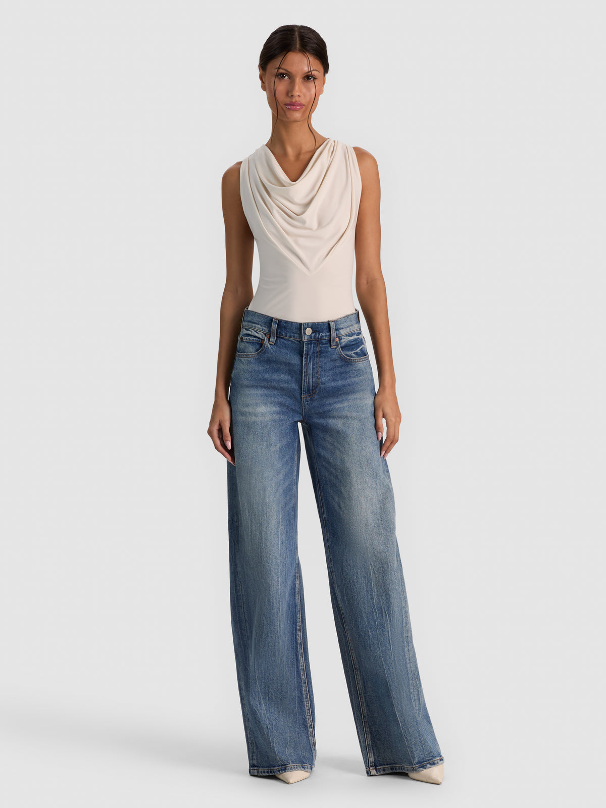 JACQUELINE COWL NECK TANK-CHINO-ALICE + OLIVIA