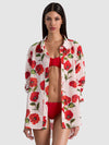 A+O X CONIGLIO PALM BEACH BUTTON DOWN-ALICE + OLIVIA
