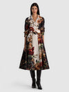 ELLIE GODET TRENCH COAT W TIE BELT-ALICE + OLIVIA