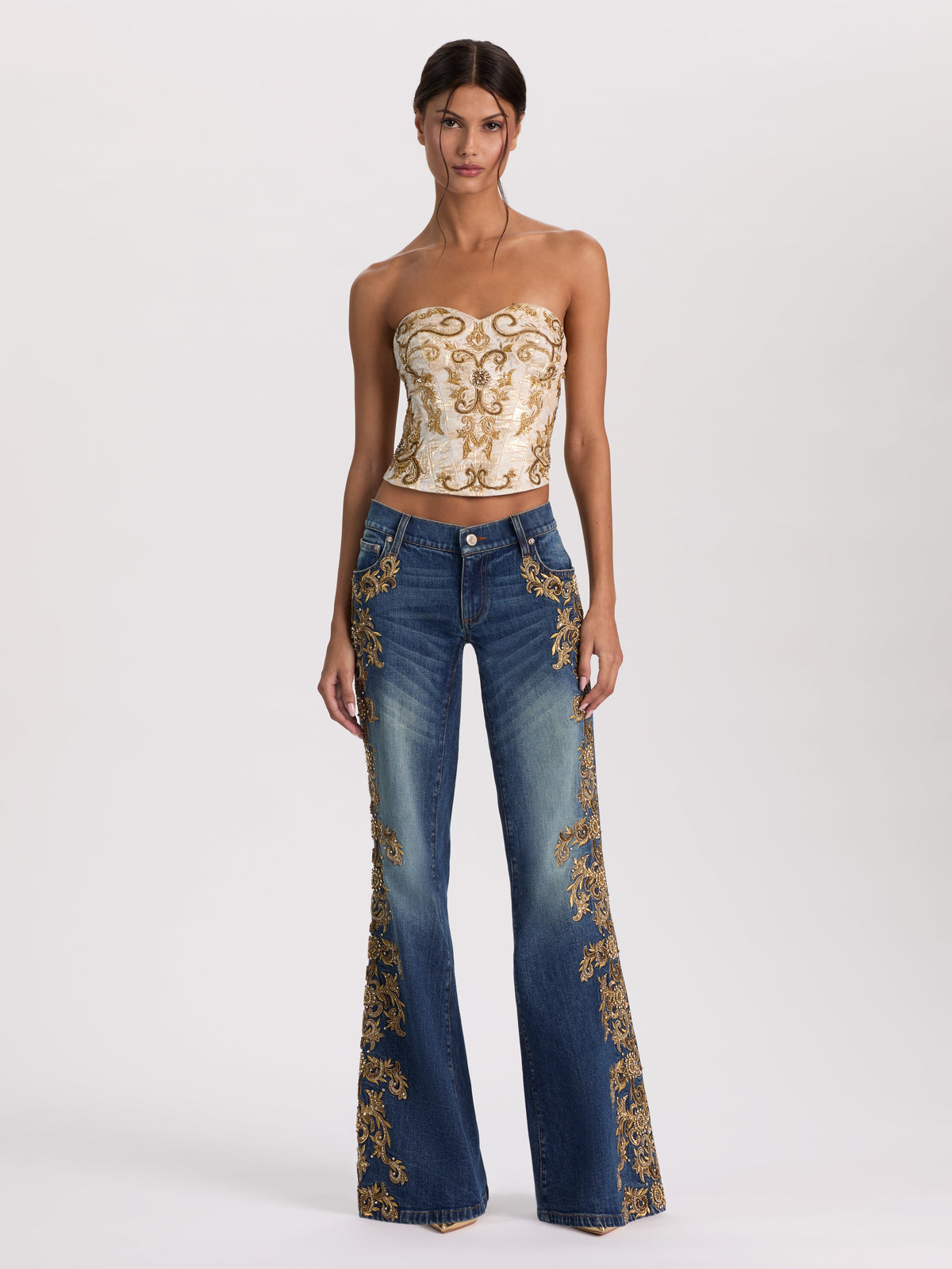 EMRYN EMBELLISHED JEAN-ALICE + OLIVIA