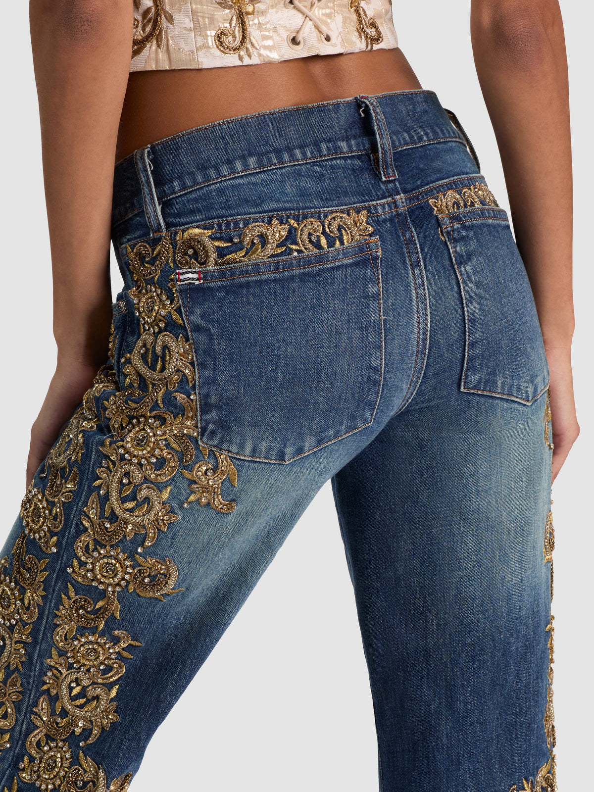 EMRYN EMBELLISHED JEAN-ALICE + OLIVIA