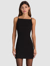 CHERIE SQUARE NECK MINI DRESS-ALICE + OLIVIA