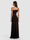 GAIA TWIST OFF SHOULDER MAXI DRESS-ALICE + OLIVIA