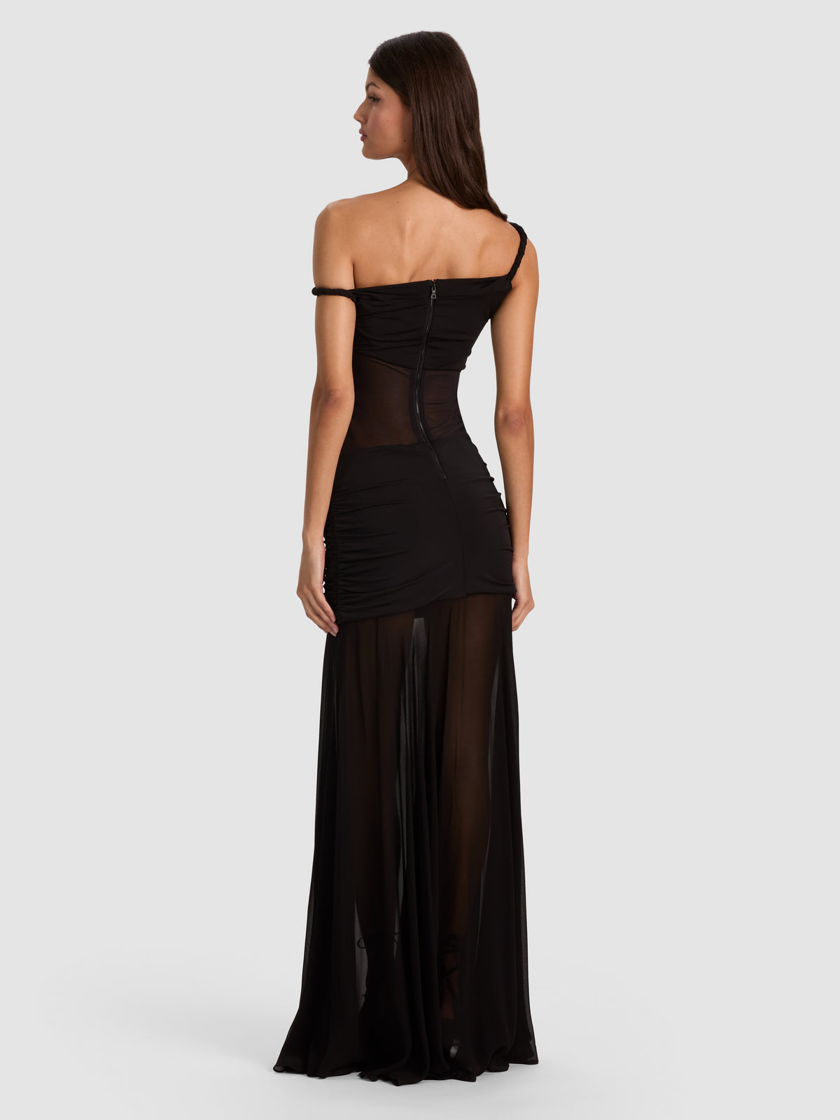 GAIA TWIST OFF SHOULDER MAXI DRESS-ALICE + OLIVIA