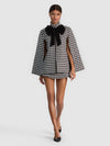 PHILIPPA BOW FT CROPPED CAPE-ALICE + OLIVIA