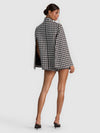 PHILIPPA BOW FT CROPPED CAPE-ALICE + OLIVIA