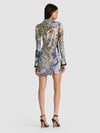FREYA BUTTON DOWN MINI DRESS-ALICE + OLIVIA