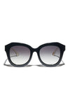 FRANK SUNGLASSES-BLACK/WHITE-ALICE + OLIVIA