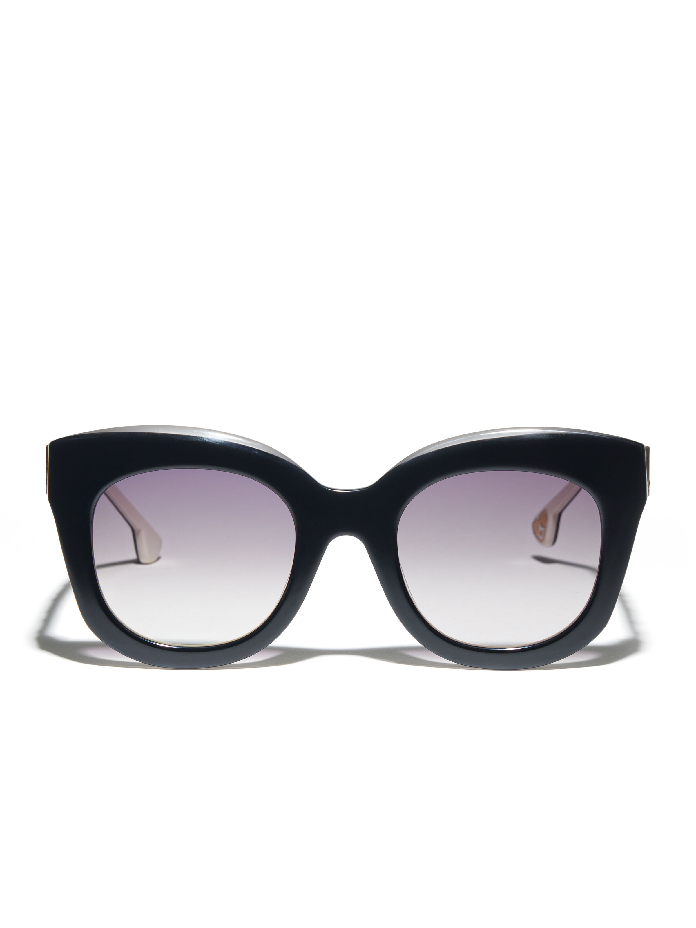DOWNING SUNGLASSES-BLACK/WHITE-ALICE + OLIVIA