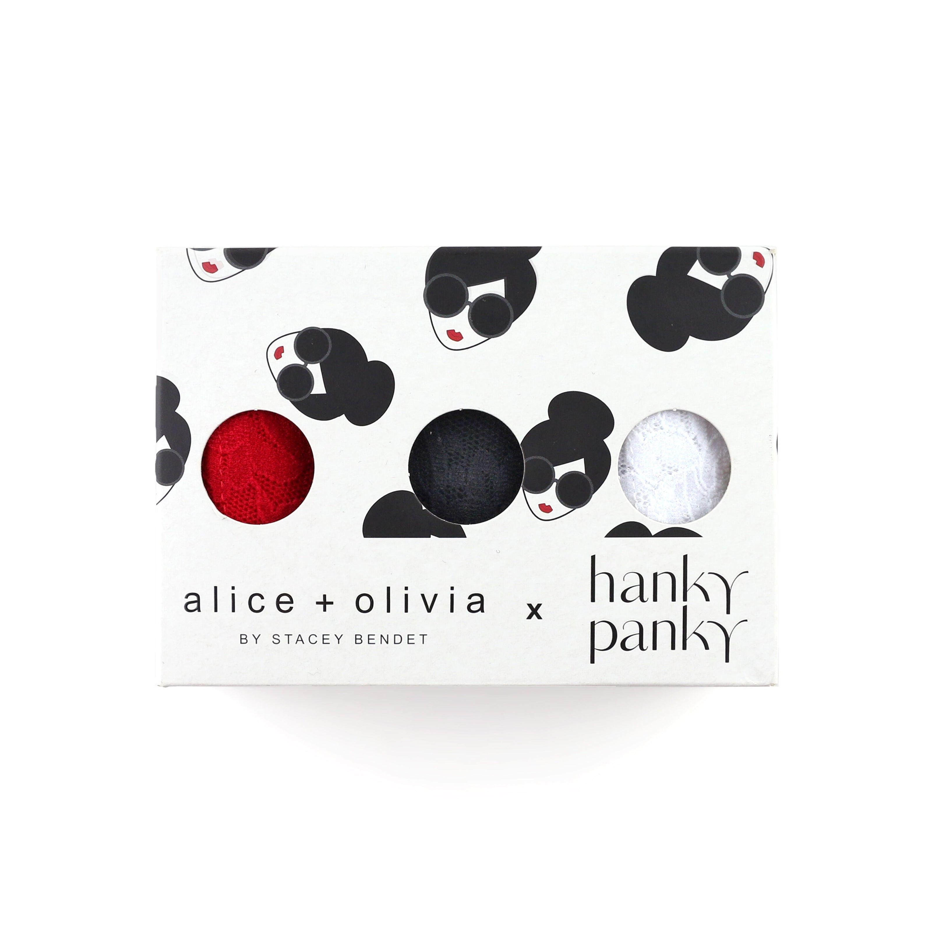 A+O X HANKY PANKY THONG SET-ALICE + OLIVIA