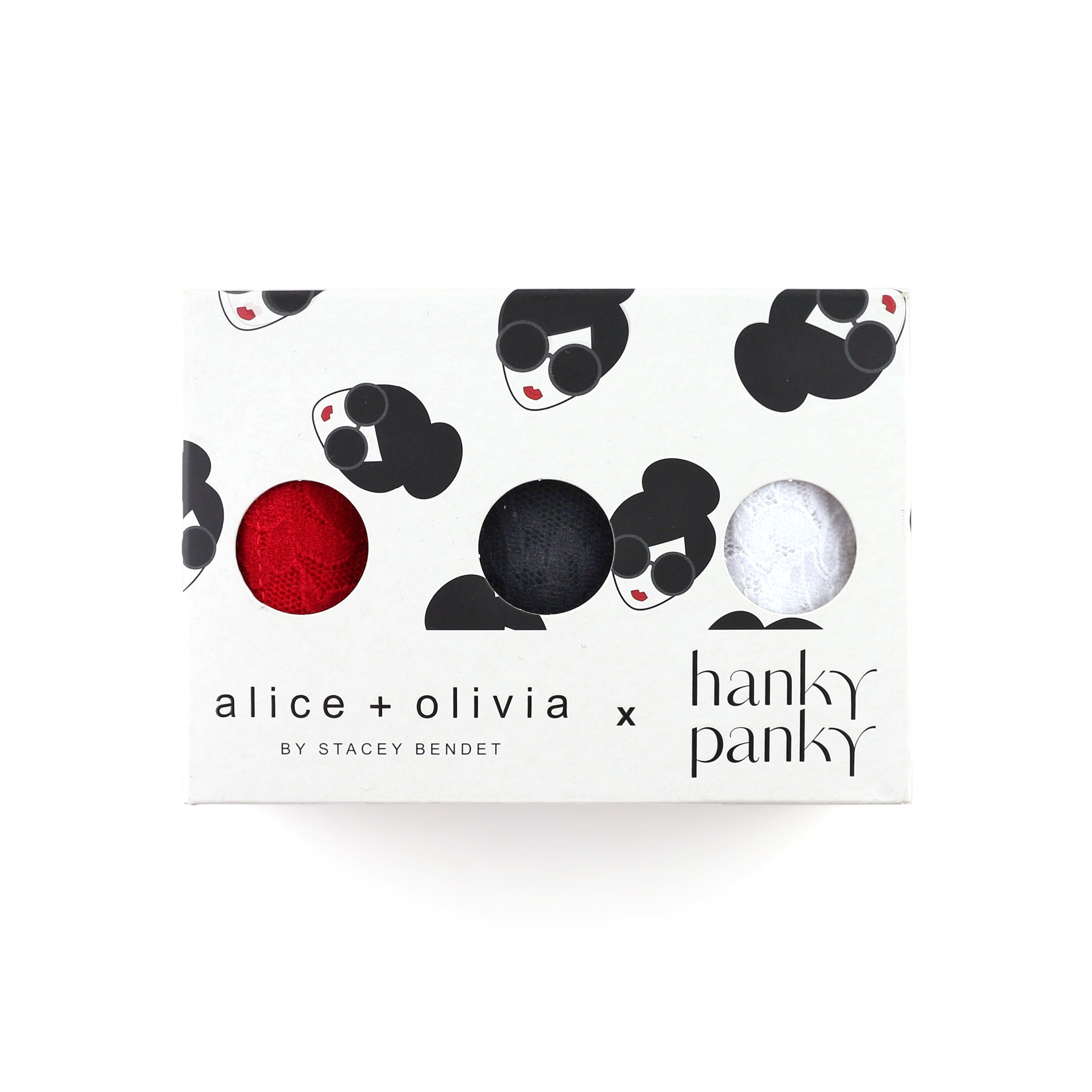 A+O X HANKY PANKY THONG SET-ALICE + OLIVIA