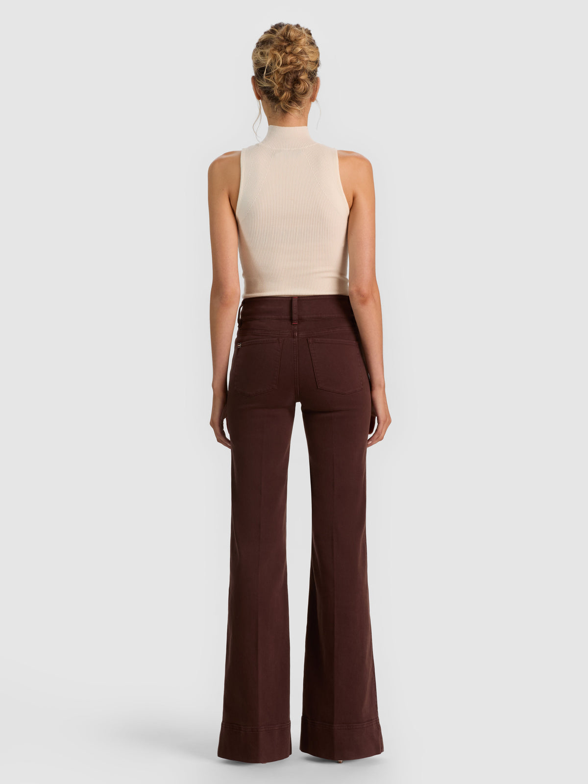 PERFECT WIDE LEG JEAN-DARK CHOCOLATE-ALICE + OLIVIA