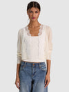 CONSTANCE LACE TRIM CARDIGAN-SOFT WHITE-ALICE + OLIVIA