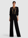 KITTY PUFF SLEEVE CARDIGAN-BLACK MULTI-ALICE + OLIVIA