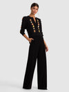 KITTY PUFF SLEEVE CARDIGAN-BLACK MULTI-ALICE + OLIVIA