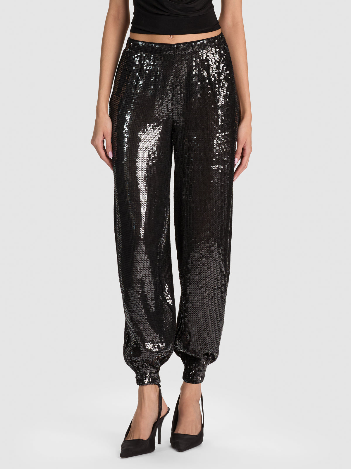 DECLAN SEQUIN PULL ON GENIE PANT-ALICE + OLIVIA