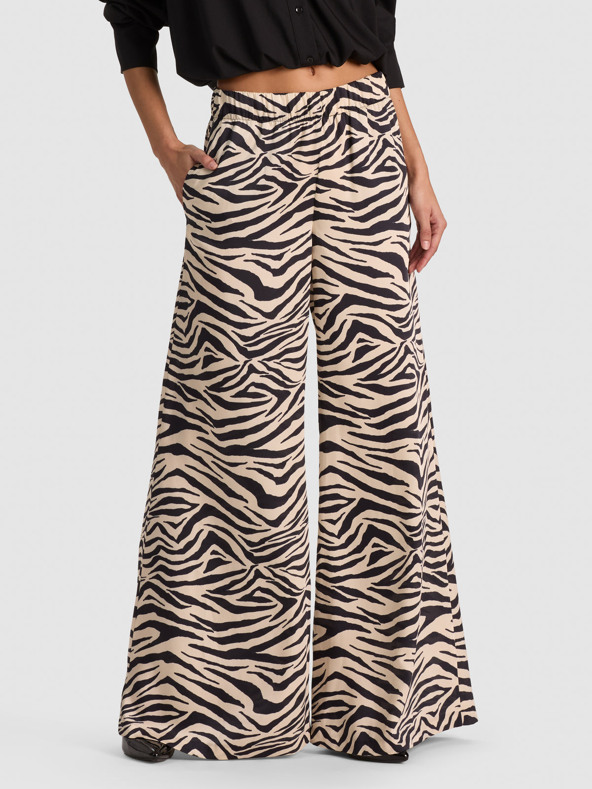 KEEGAN PULL ON WIDE LEG PANT-ALICE + OLIVIA