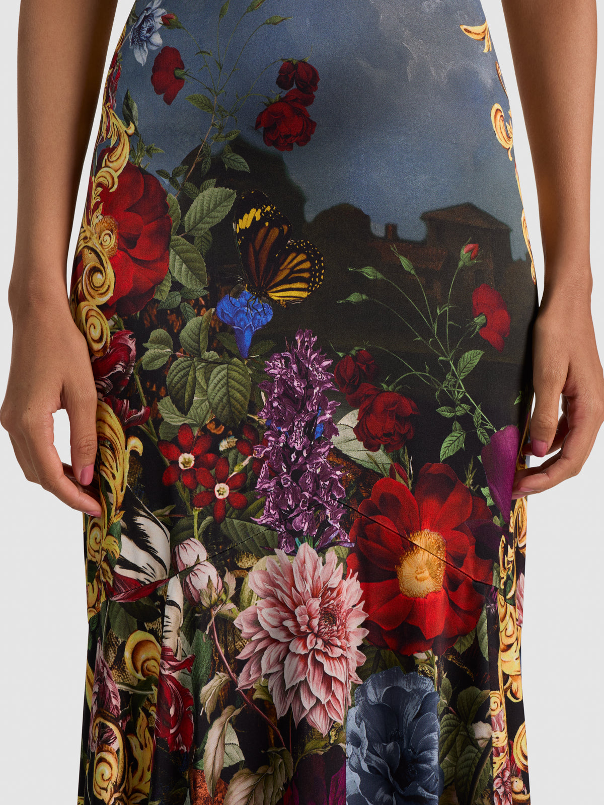 MILTA MERMAID SLIP DRESS-ALICE + OLIVIA