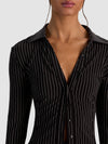 FREYA COMBO FITTED NIPPED WAIST BTN DWN TOP-ALICE + OLIVIA