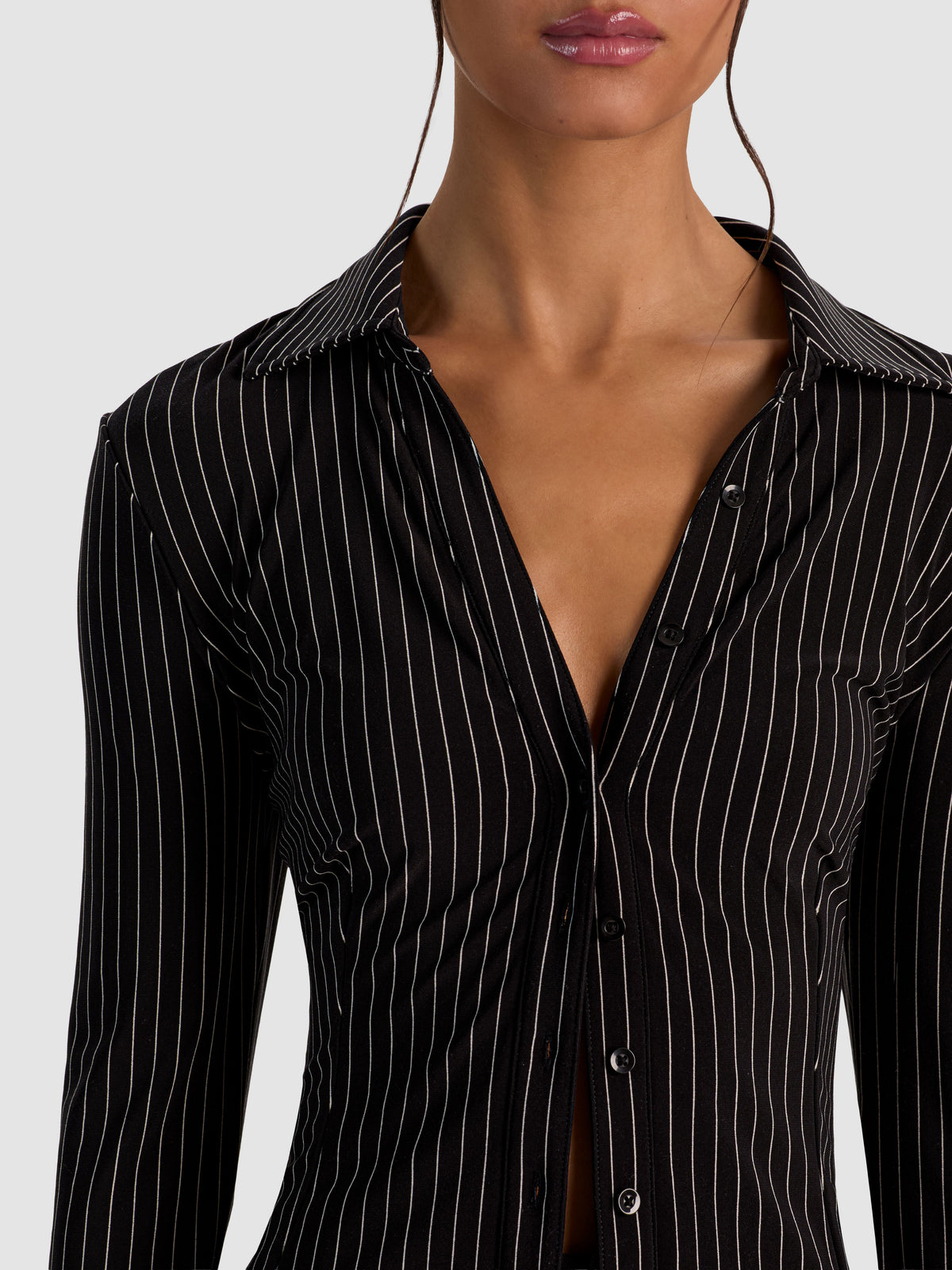 FREYA COMBO FITTED NIPPED WAIST BTN DWN TOP-ALICE + OLIVIA