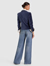 SABLE DBL BREASTED CROPPED BLAZER-ALICE + OLIVIA