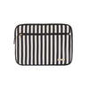A+O X FABFITFUN LAPTOP SLEEVE-POSITANO STRIPE SM BLACK-ALICE + OLIVIA