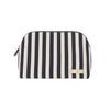 A+O X FABFITFUN PENCIL POUCH-POSITANO STRIPE SM BLACK-ALICE + OLIVIA