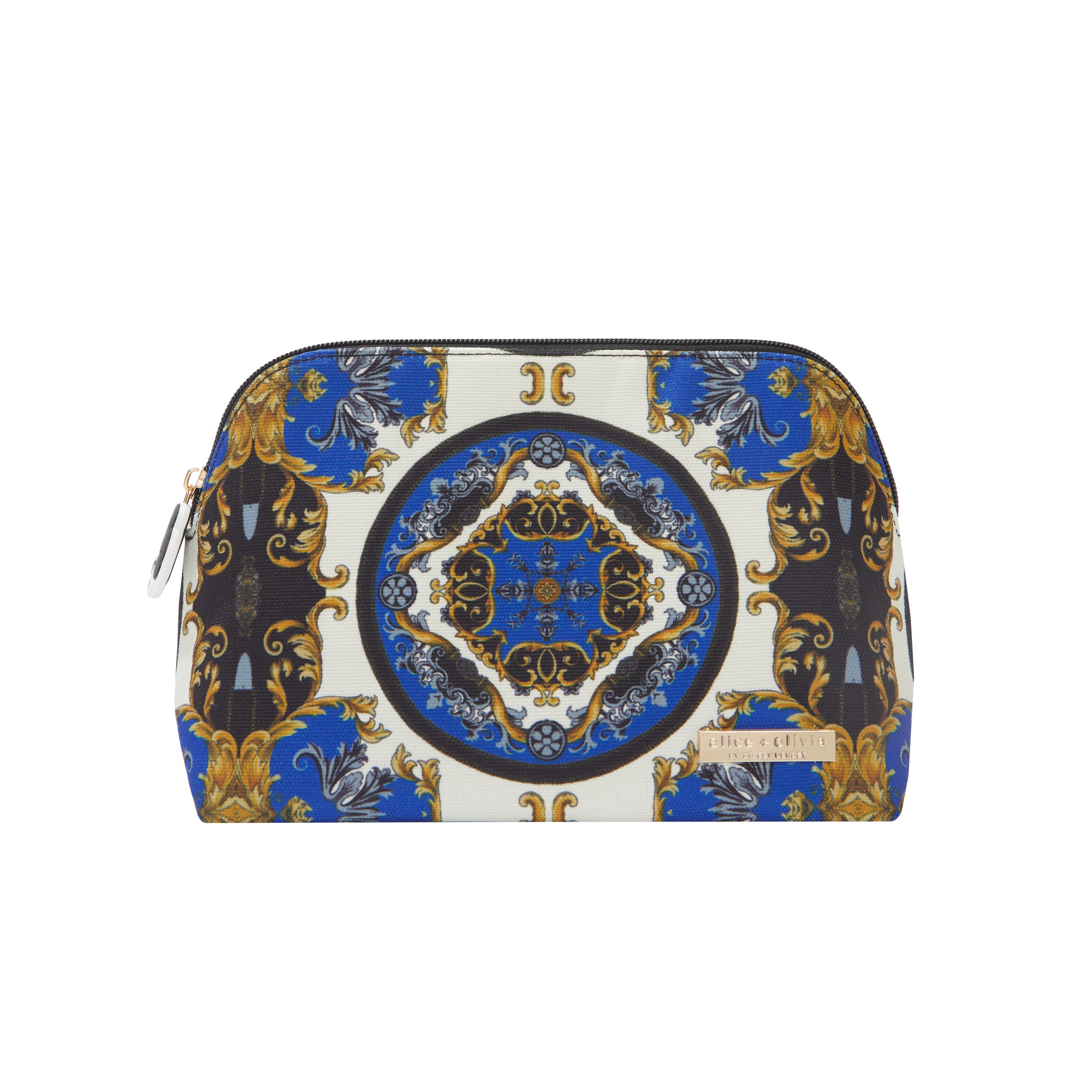 A+O X FABFITFUN PENCIL POUCH-REGAL ROMANCE SAPPHIRE-ALICE + OLIVIA