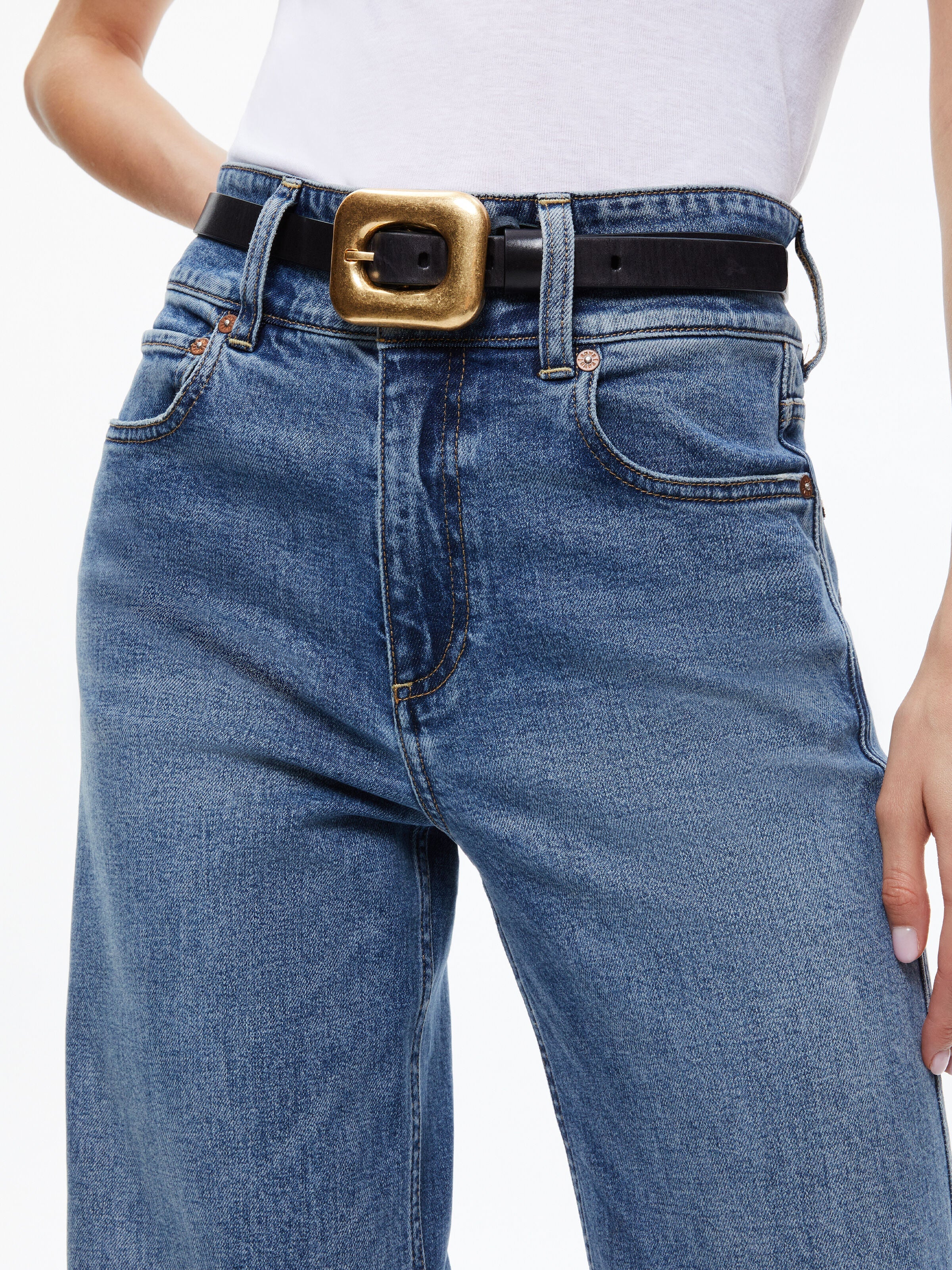 LETTY BUCKLE BELT-ALICE + OLIVIA