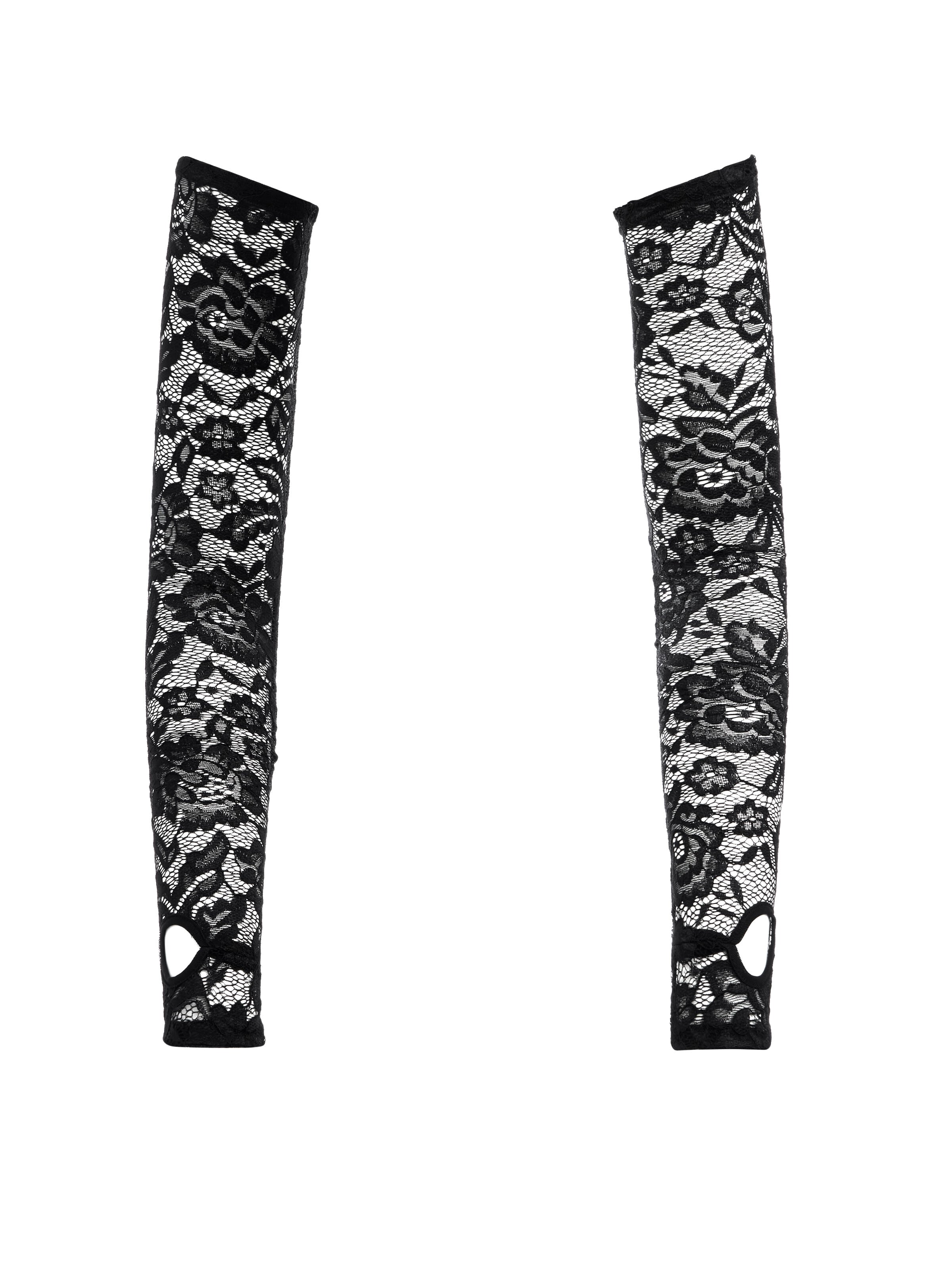 LANEY LONG GLOVES-Black-ALICE + OLIVIA