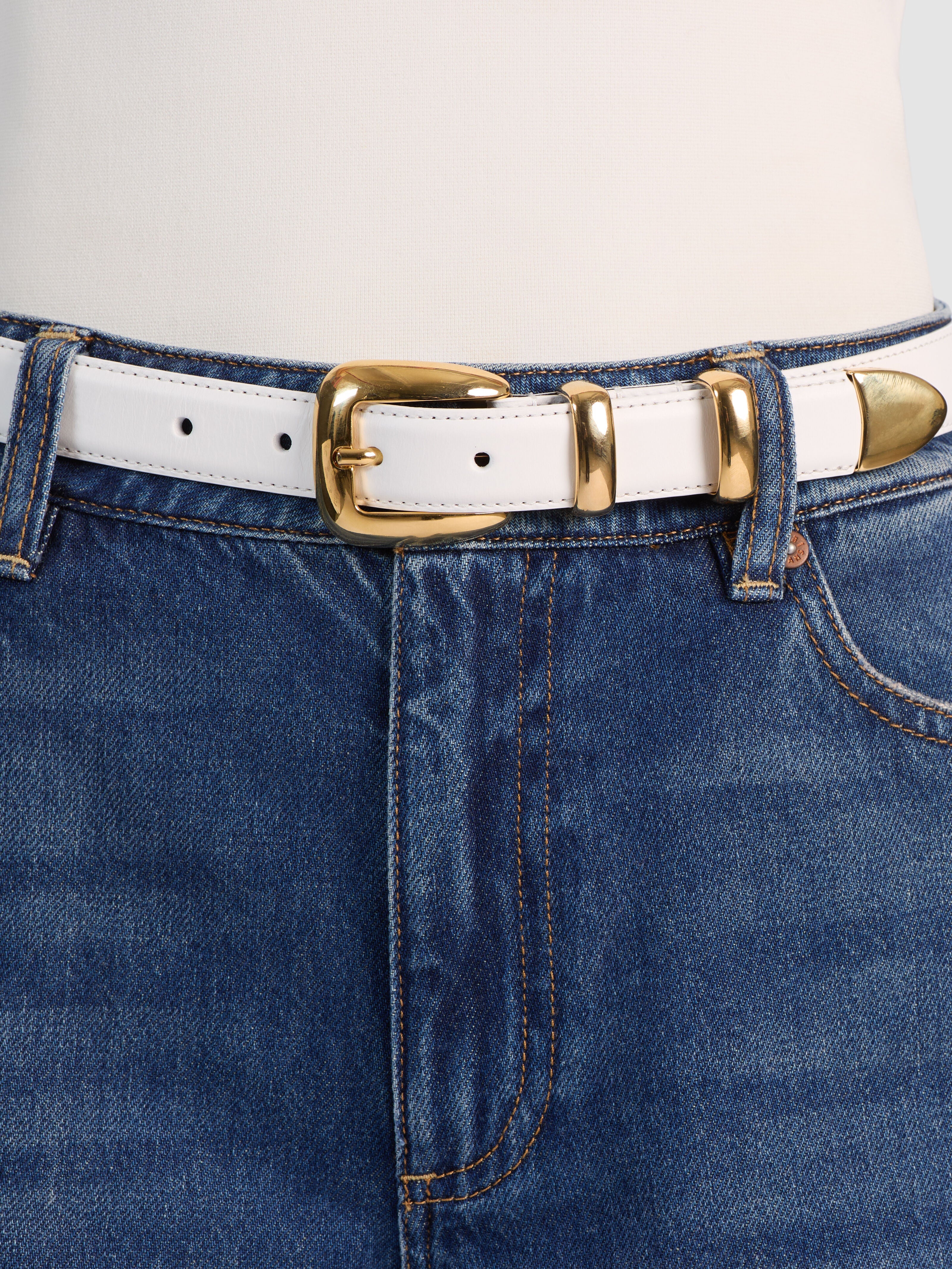 HAYDEN BUCKLE BELT-ALICE + OLIVIA