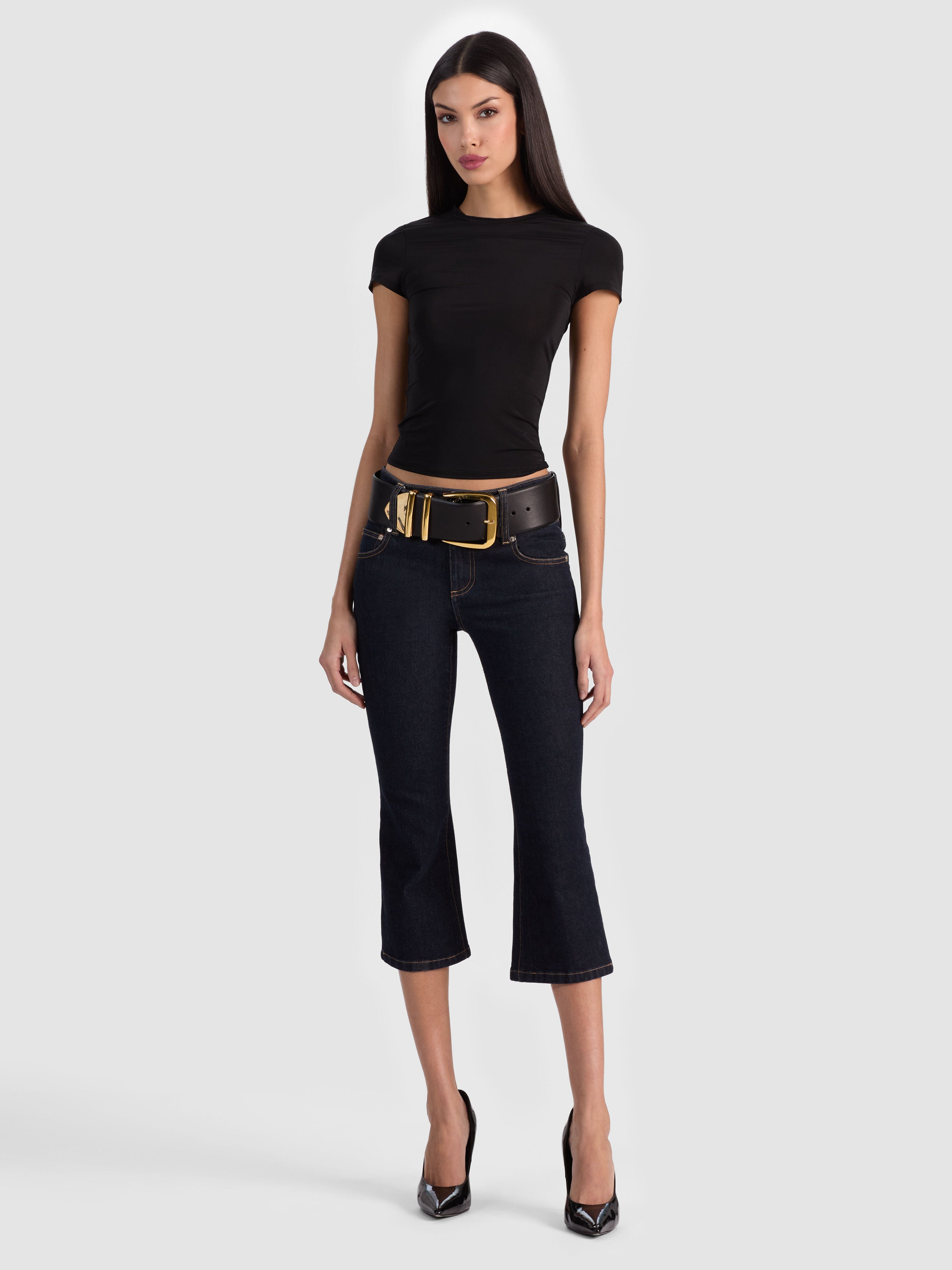 HARLEY WIDE BELT-BLACK/GOLD-ALICE + OLIVIA