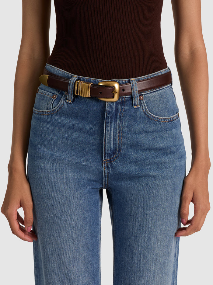 HAYDEN GILDED BELT-ALICE + OLIVIA