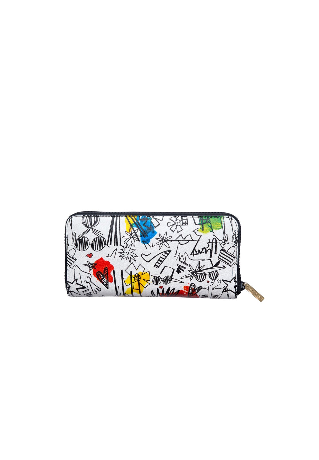 STACE FACE GRFFTI PRNT LNG WLT-ALICE + OLIVIA
