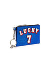 EVY LUCKY 7 ZIP COIN POUCH-ALICE + OLIVIA